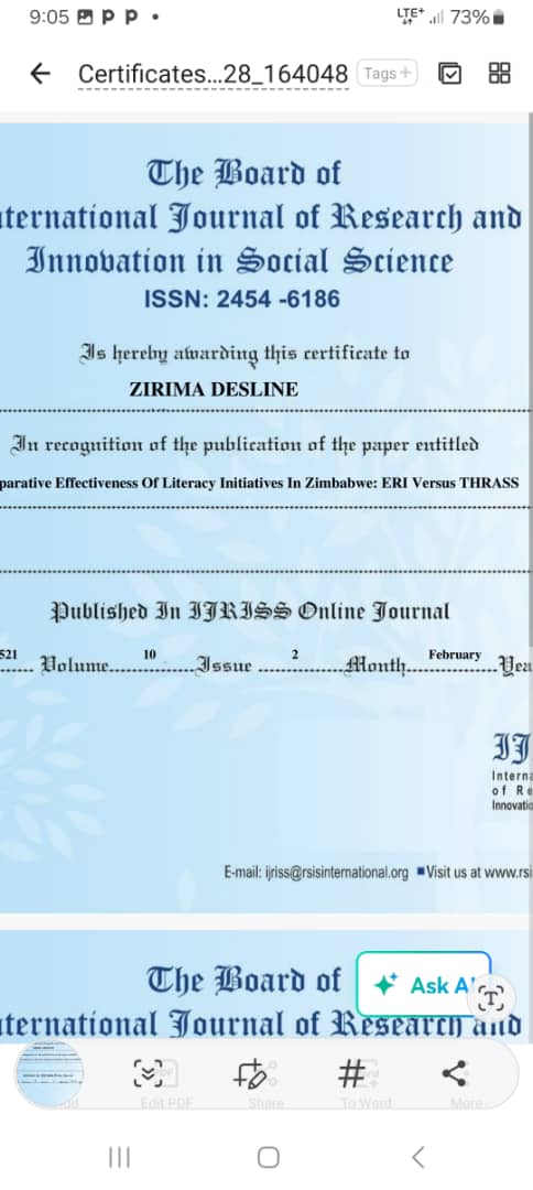 From Fellowship Learning to Journal Publishing